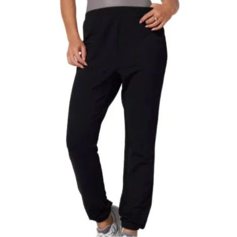 MPG SPORT - COZY FLEECE SLIM JOGGER IN JET BLACK