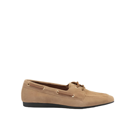 VAGABOND SHOEMAKERS - HILLARY BOAT SHOE IN NOUGAT SUEDE