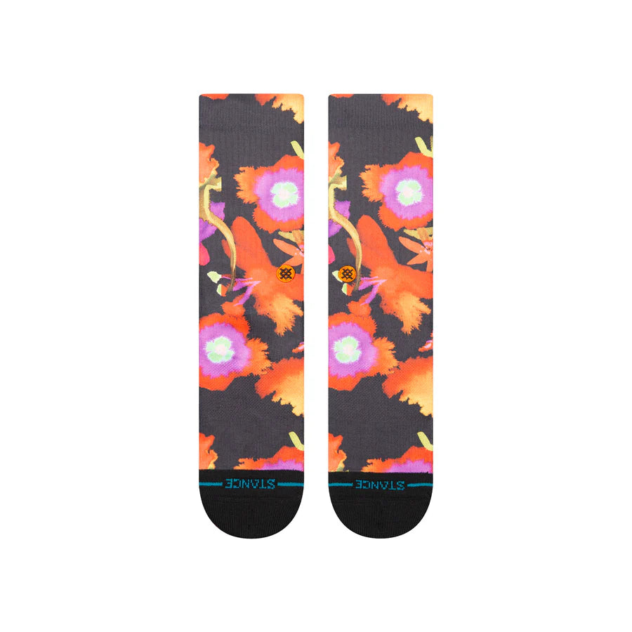 STANCE - WATERED CREW SOCK IN BLACK