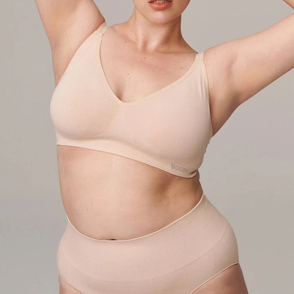 BOODY - SHAPER HIGH CUT FULL BRIEFS IN NUDE