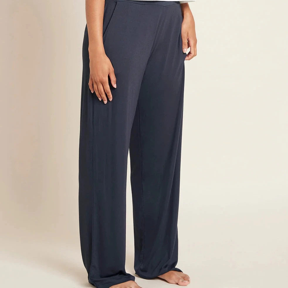 BOODY DOWNTIME WIDE LEG LOUNGE PANT IN STORM