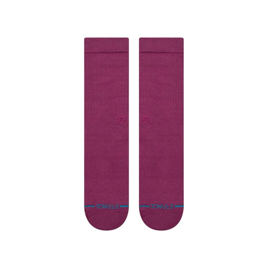 STANCE - ICON CREW SOCK IN BERRY