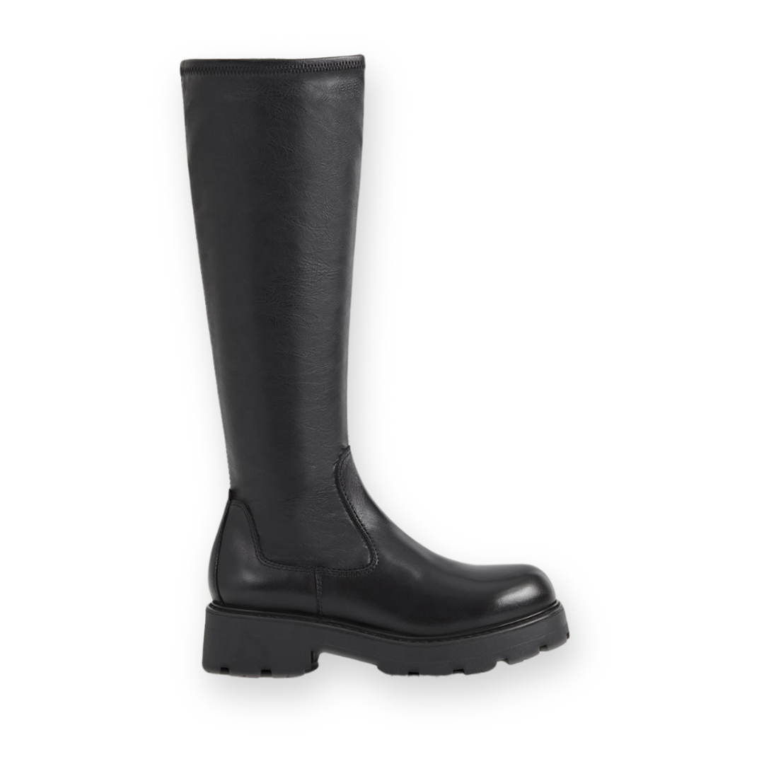 VAGABOND SHOEMAKERS COSMO 2.0 TALL BOOT IN BLACK LEATHER the Urban Shoe Myth