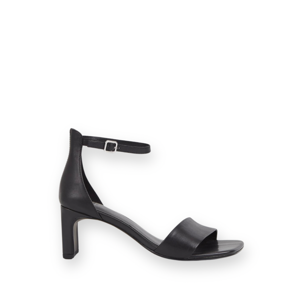 VAGABOND LUISA HEELED SANDAL IN BLACK LEATHER the Urban Shoe Myth