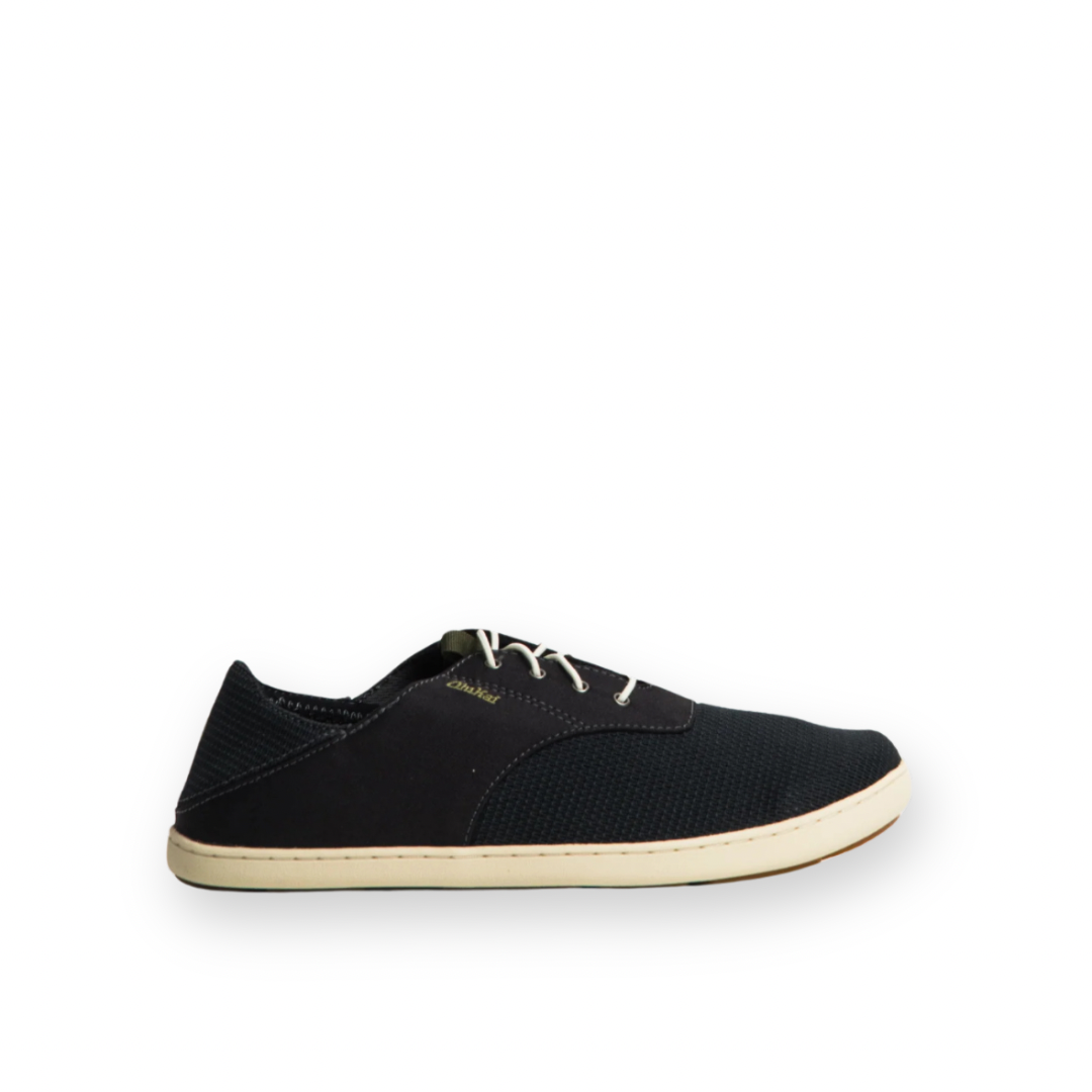 OLUKAI - NOHEA MOKU SLIP ON SNEAKER IN BLACK TEXTILE – the  display picture 3
