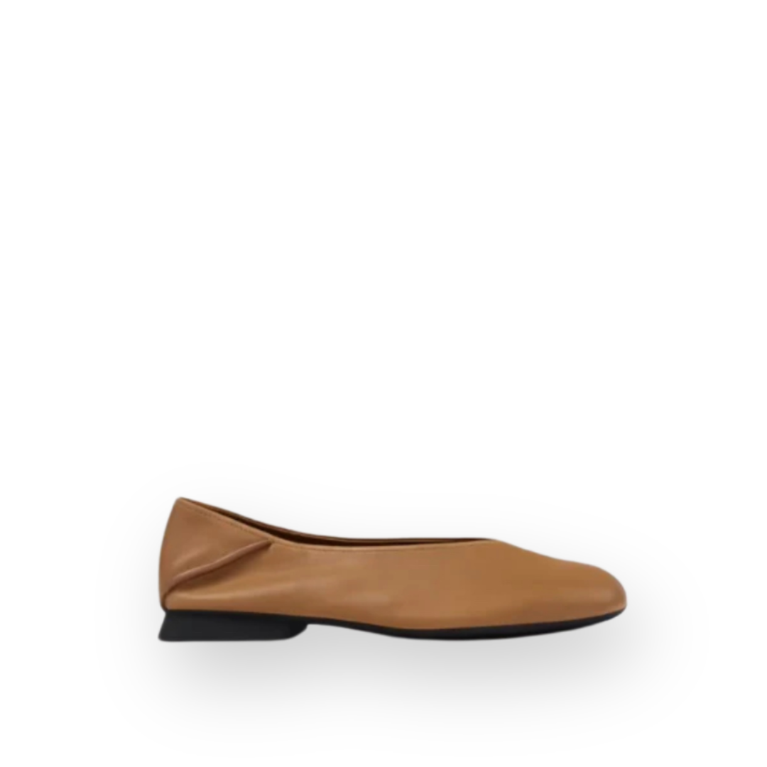 CAMPER - CASI MYRA FLAT K201253-038 IN NUDE LEATHER