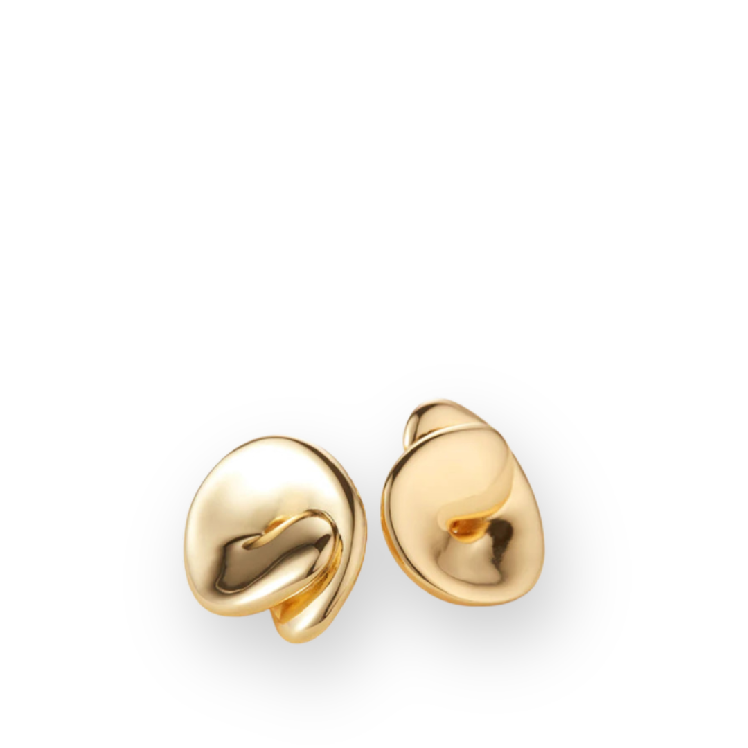 JENNY BIRD - RIO BUTTON EARRINGS IN GOLD
