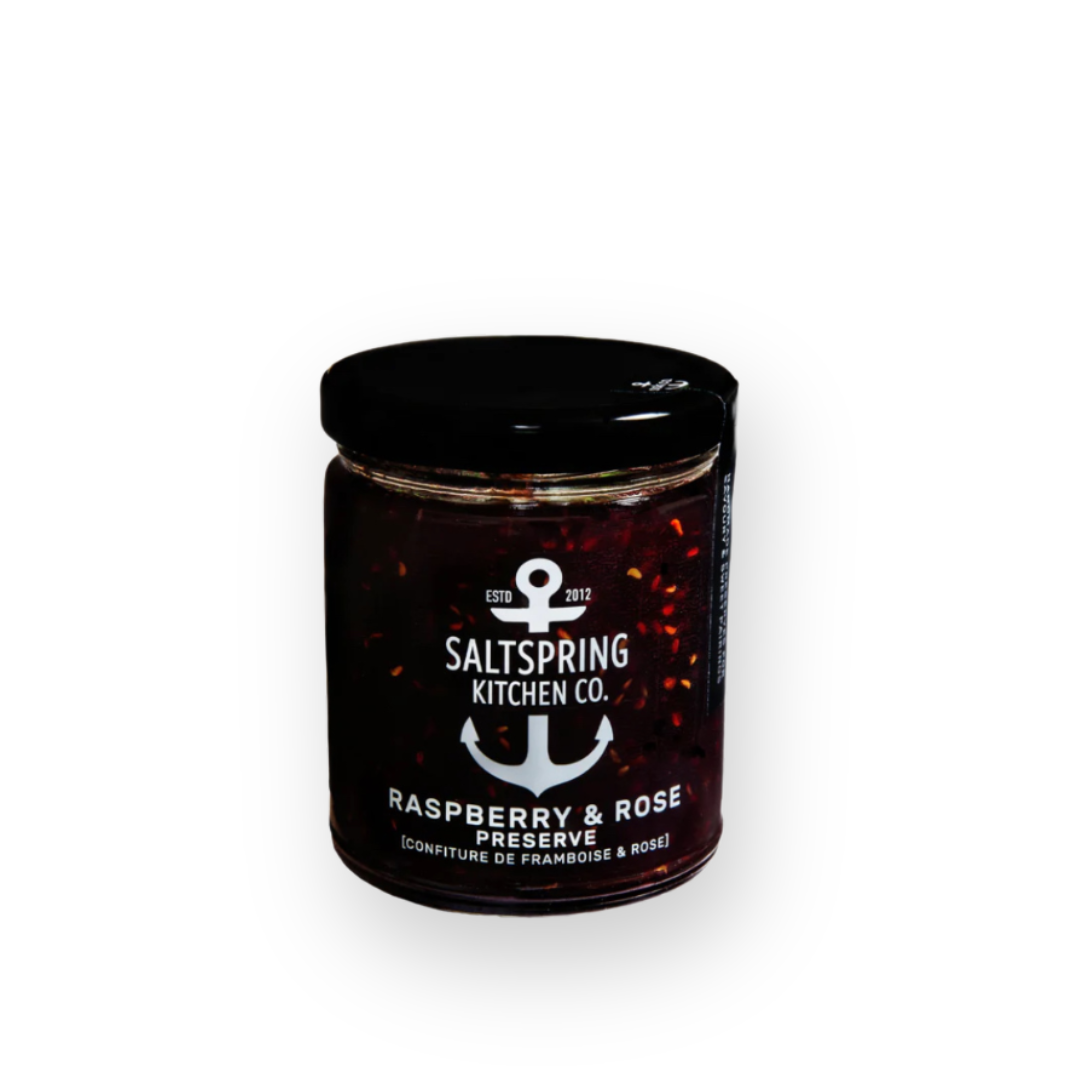 SALT SPRING KITCHEN - RASPBERRY & ROSE PRESERVE - 270ML