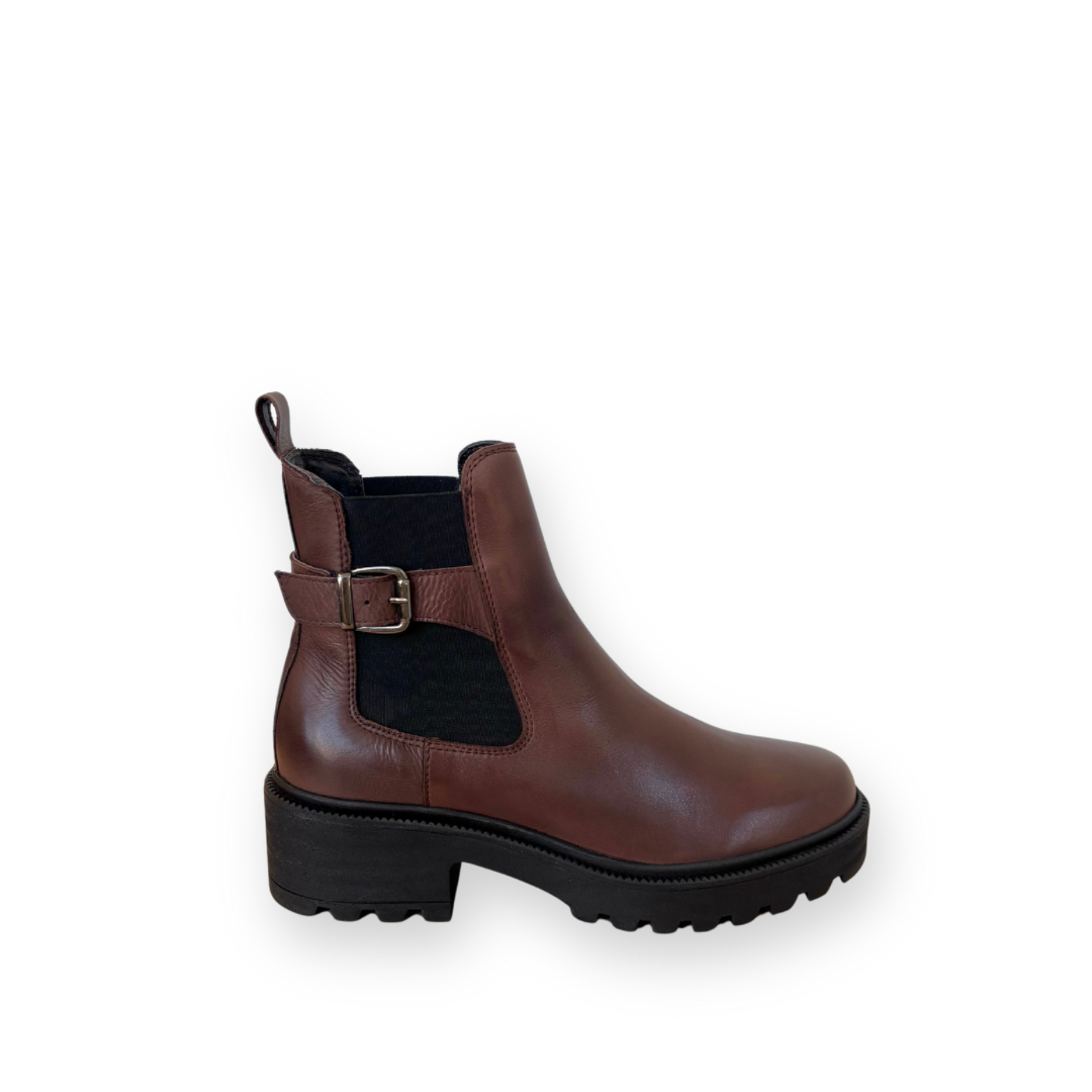 MIZ MOOZ - SCOTTIE BOOT IN BROWN LEATHER