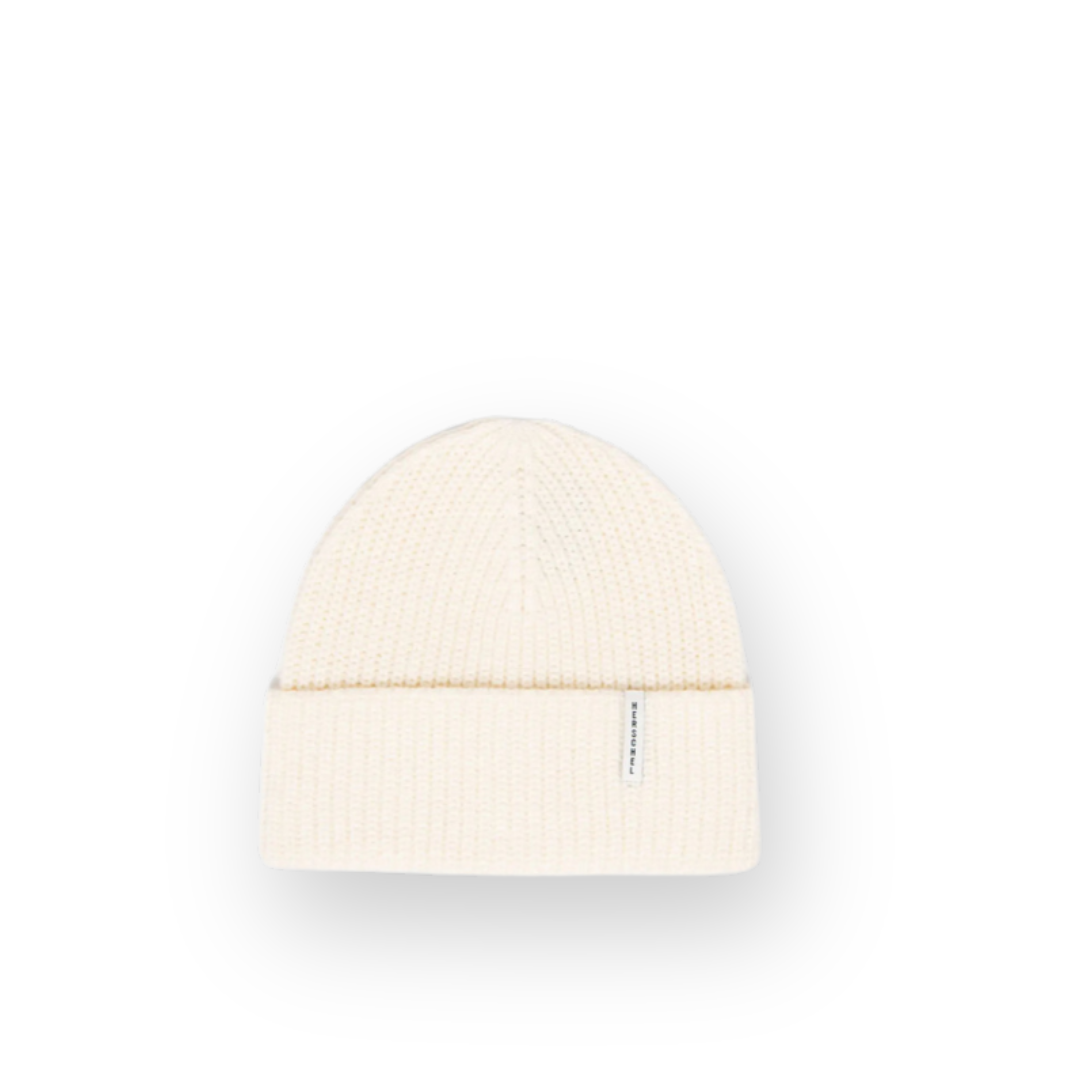 HERSCHEL - WATCH CAP VERTICAL ID BEANIE IN VINTAGE WHITE