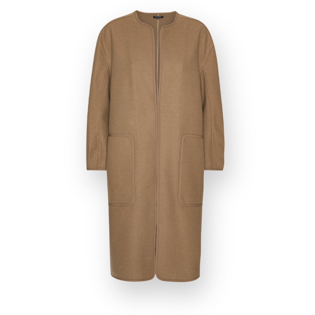 ILSE JACOBSEN - LONG CASUAL03 JACKET IN MOCCA