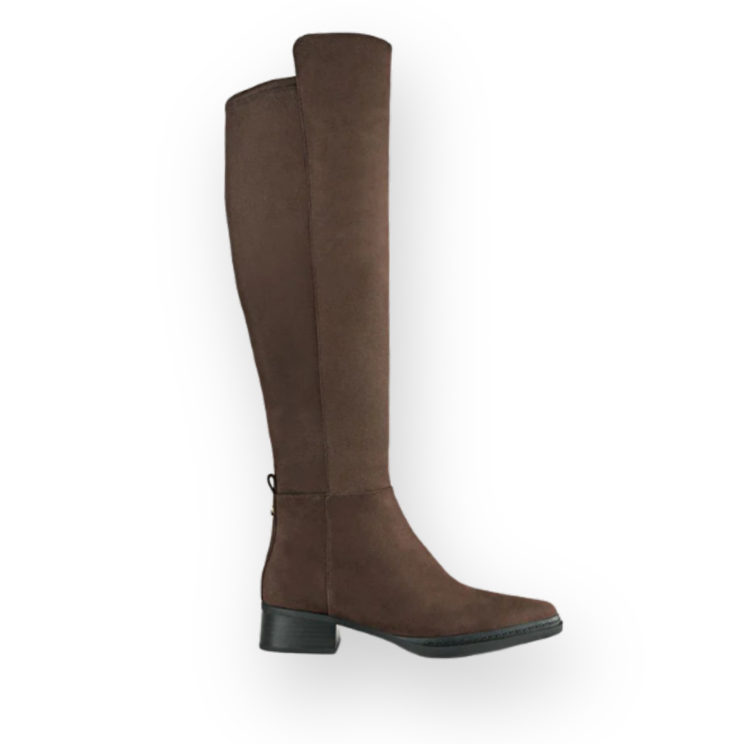 MICHAEL KORS - LEX TALL BOOT IN CHOCOLATE SUEDE