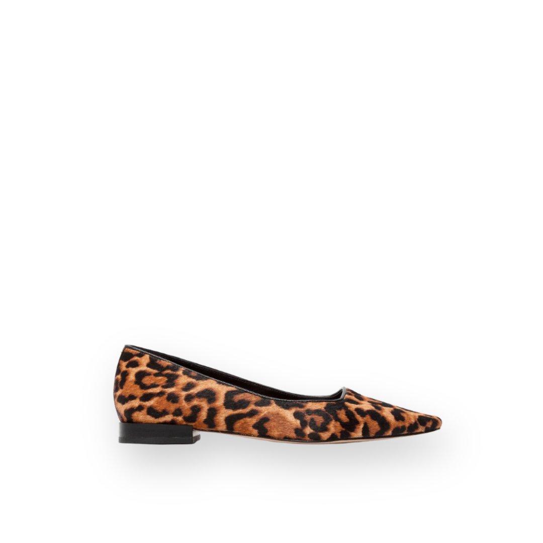 MICHAEL KORS - DARRAH FLAT IN LEOPARD PONY HAIR