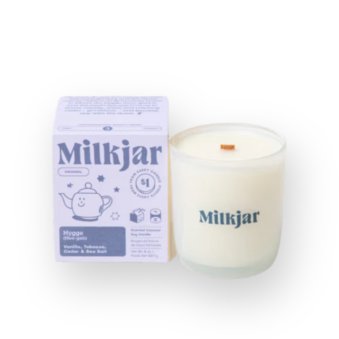 MILKJAR - COCONUT SOY CANDLE IN HYGGE - 8OZ