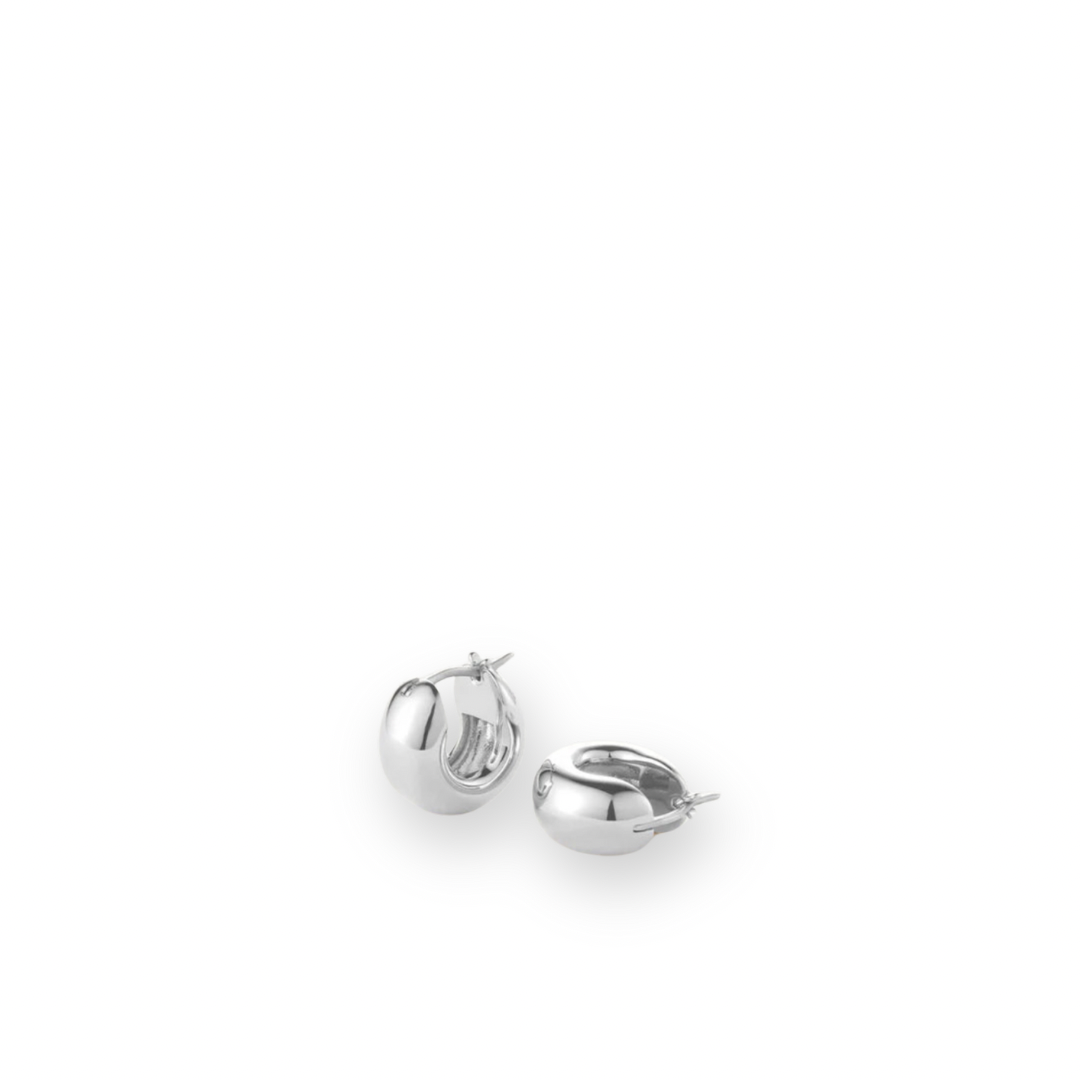 JENNY BIRD - MINI TOME HOOP EARRINGS IN SILVER