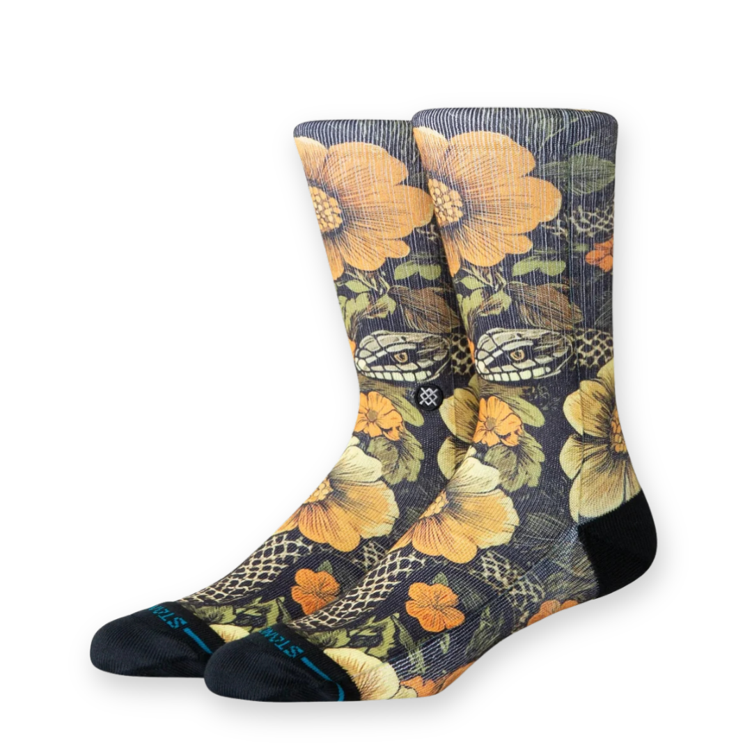 STANCE - SLITHER CREW SOCK IN YELLOW