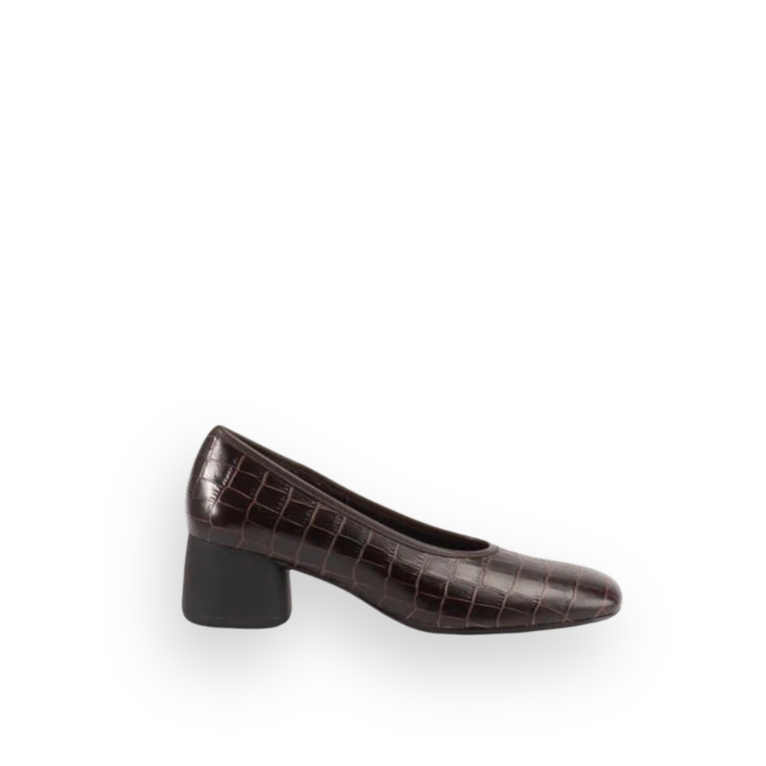 VAGABOND SHOEMAKERS - LIVIA PUMP IN BROWN CROCO LEATHER