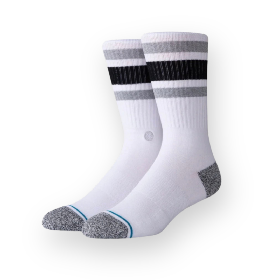 STANCE - BOYD CREW SOCK IN WHITE