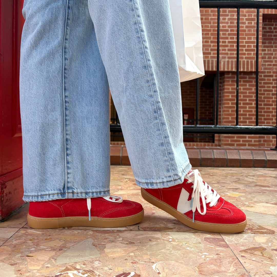 VICTORIA - BERLIN 3.0 SNEAKER 1126212 IN ROJO SUEDE