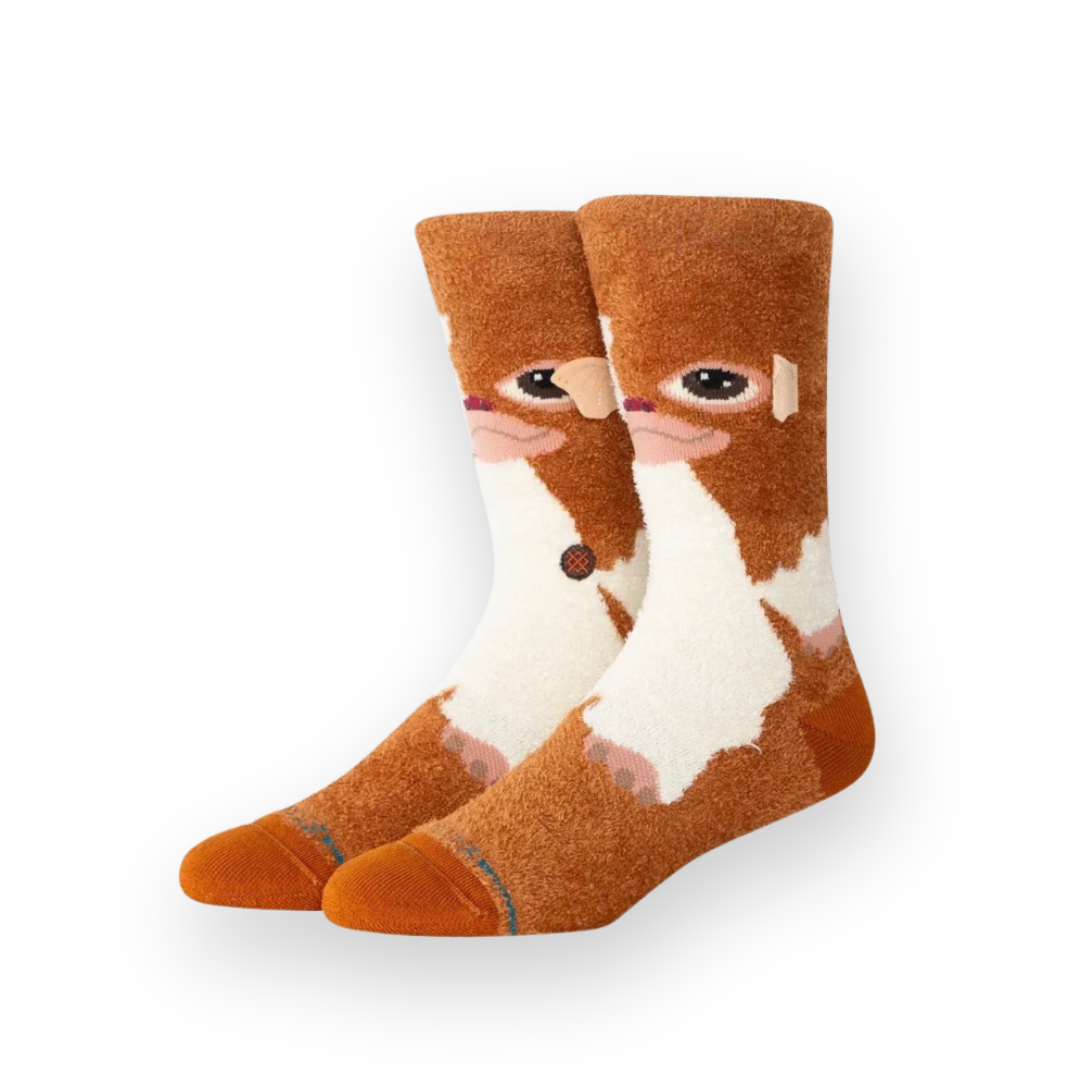 STANCE - GREMLINS GIZMO CREW SOCK IN BROWN
