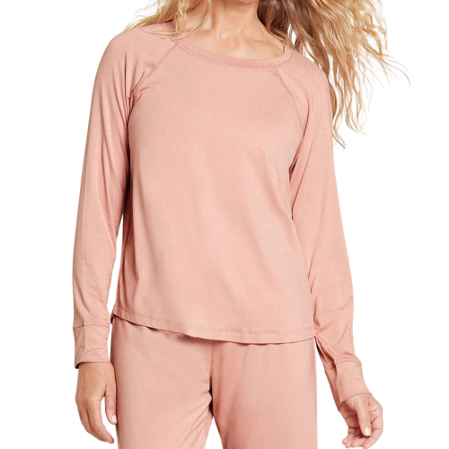 BOODY - GOODNIGHT RAGLAN SLEEP TOP IN DUSTY PINK