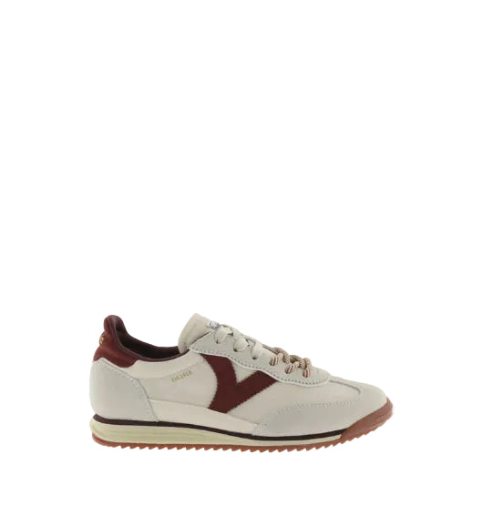 VICTORIA - SATURNO SNEAKER 1158113 IN CREMA NYLON & SUEDE