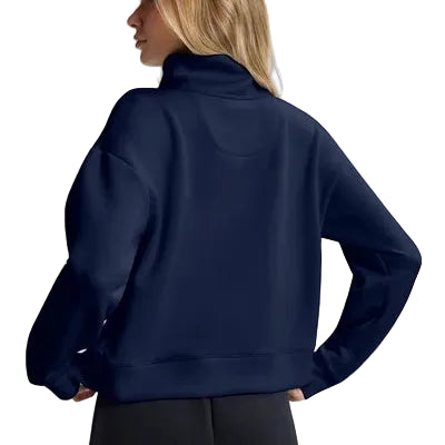 MPG SPORT - DREAMWEAVE LONG SLEEVE QUARTER ZIP IN NAVY BLAZER