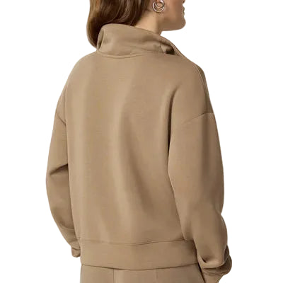 MPG SPORT - DREAMWEAVE LONG SLEEVE QUARTER ZIP IN CARIBOU