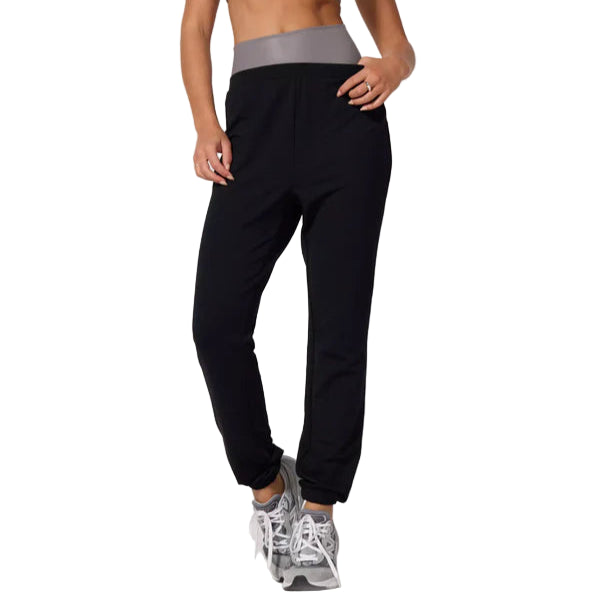 MPG - COZY FLEECE SLIM JOGGER IN JET BLACK