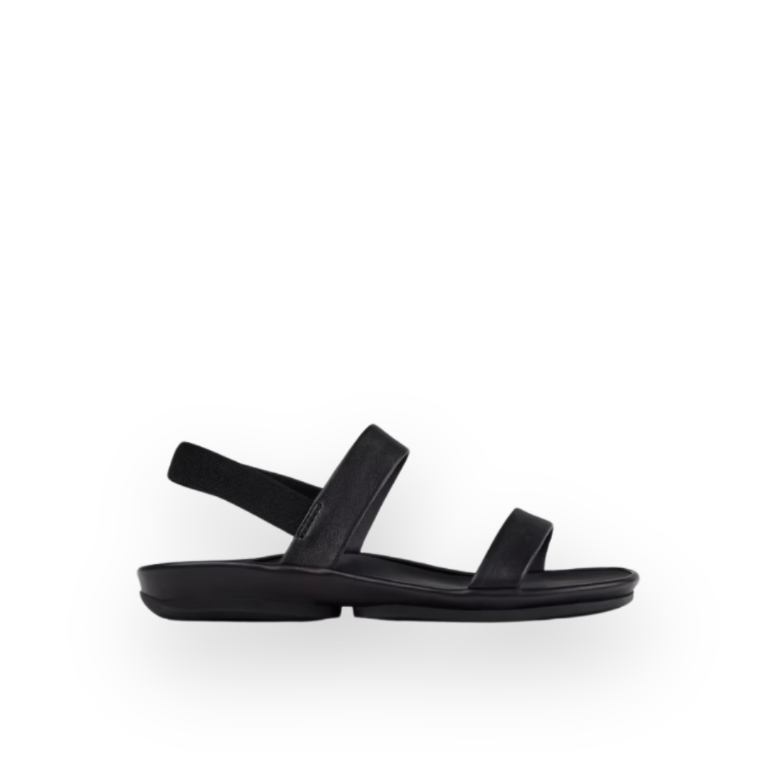 CAMPER - RIGHT NINA SANDAL K201868-002 IN BLACK LEATHER