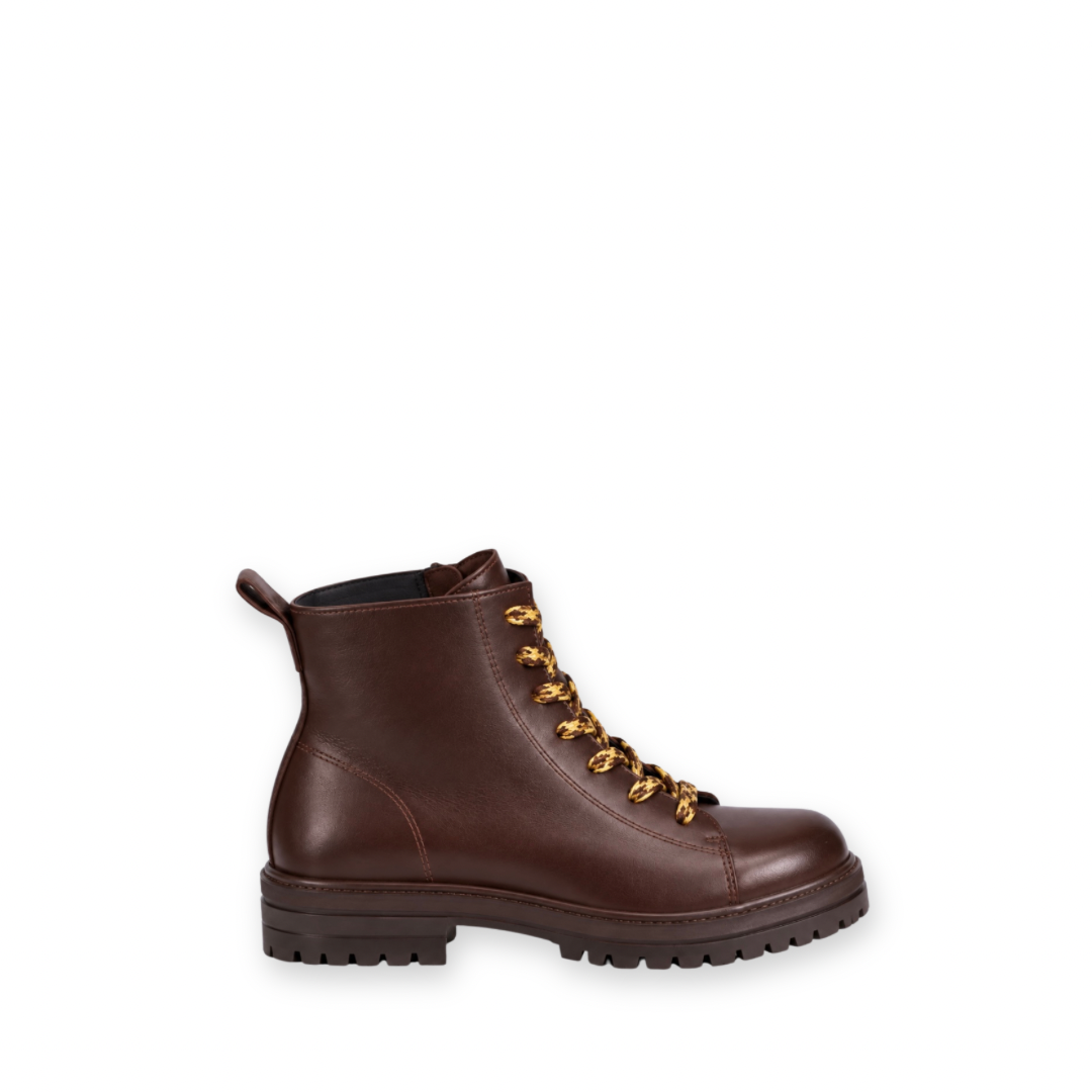 MIZ MOOZ - AUGUST LACE UP BOOT IN BROWN ANTIQUE LEATHER