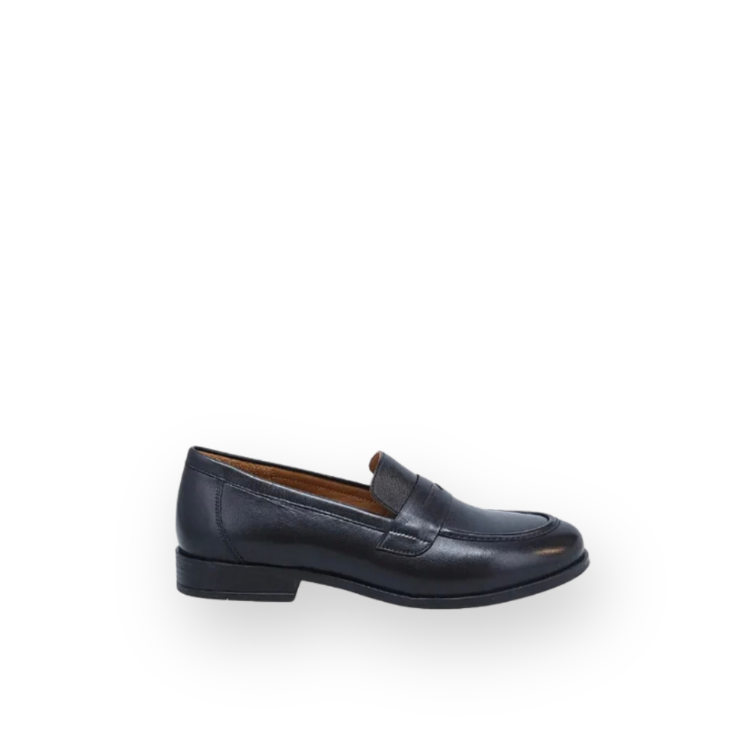 MIZ MOOZ - IRENE LOAFER IN BLACK LEATHER