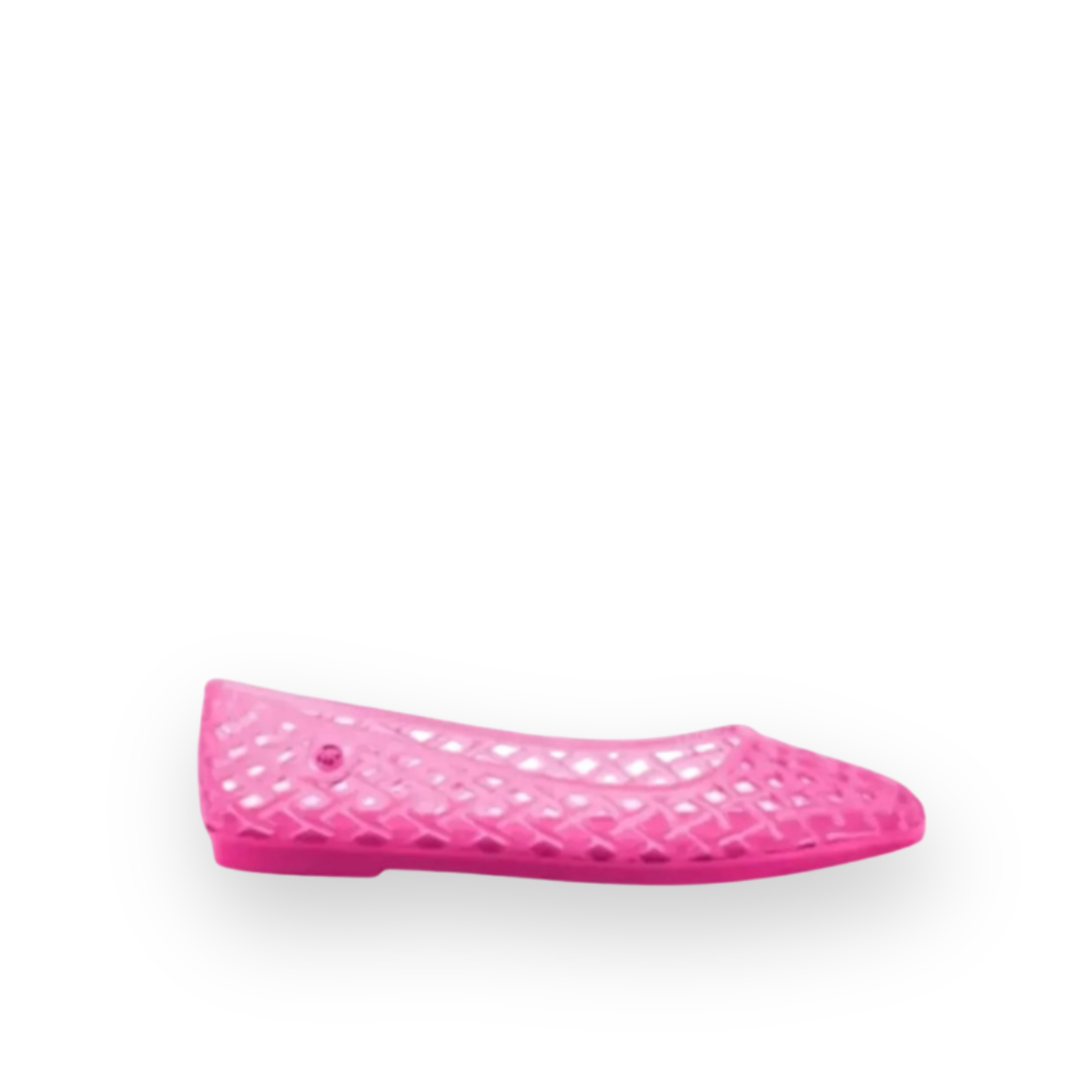 MICHAEL KORS - PIXIE FLAT IN RASPBERRY JELLY MATERIAL