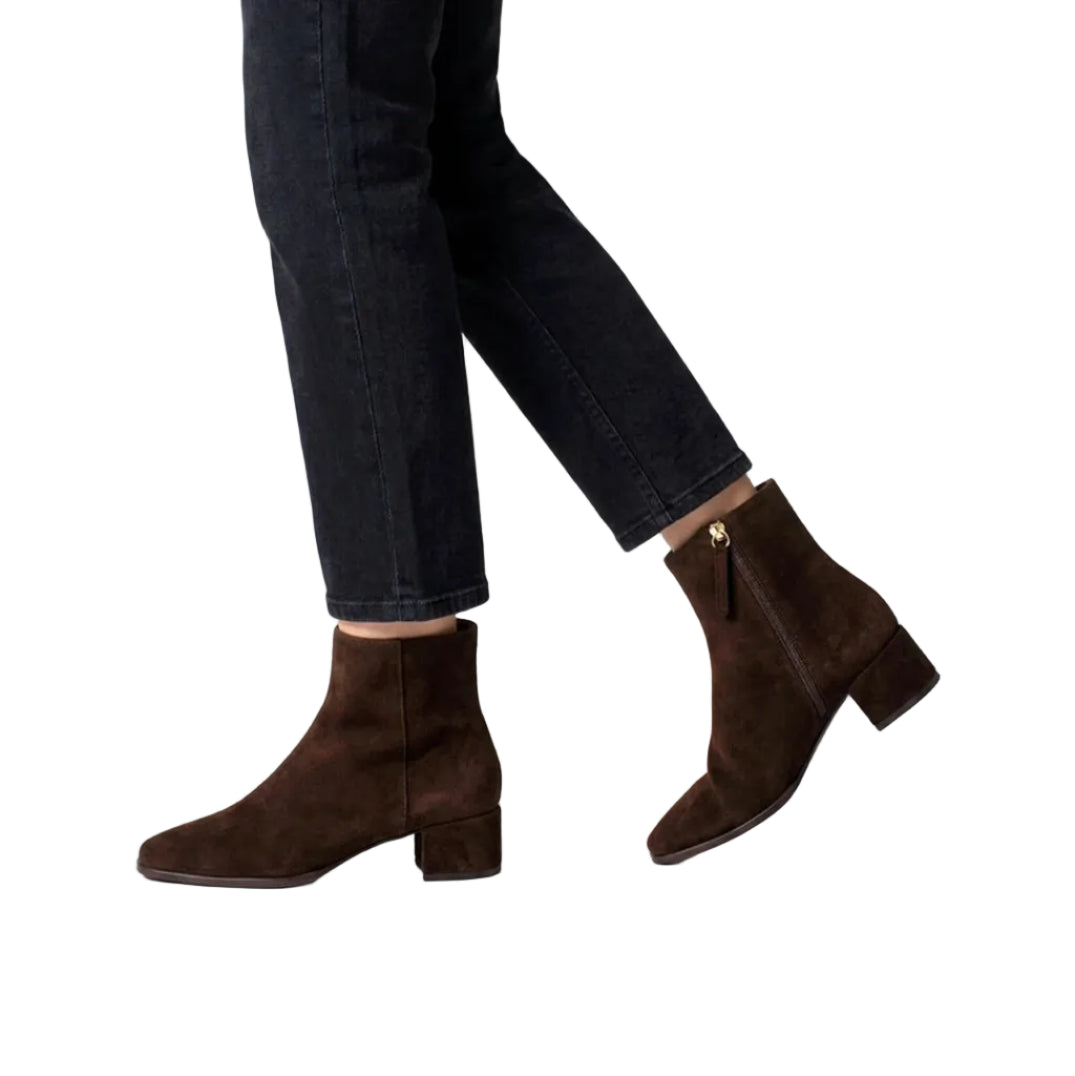 ANGEL ALARCON - GRETEL BOOT 26549-276R IN COW SUEDE WENGE