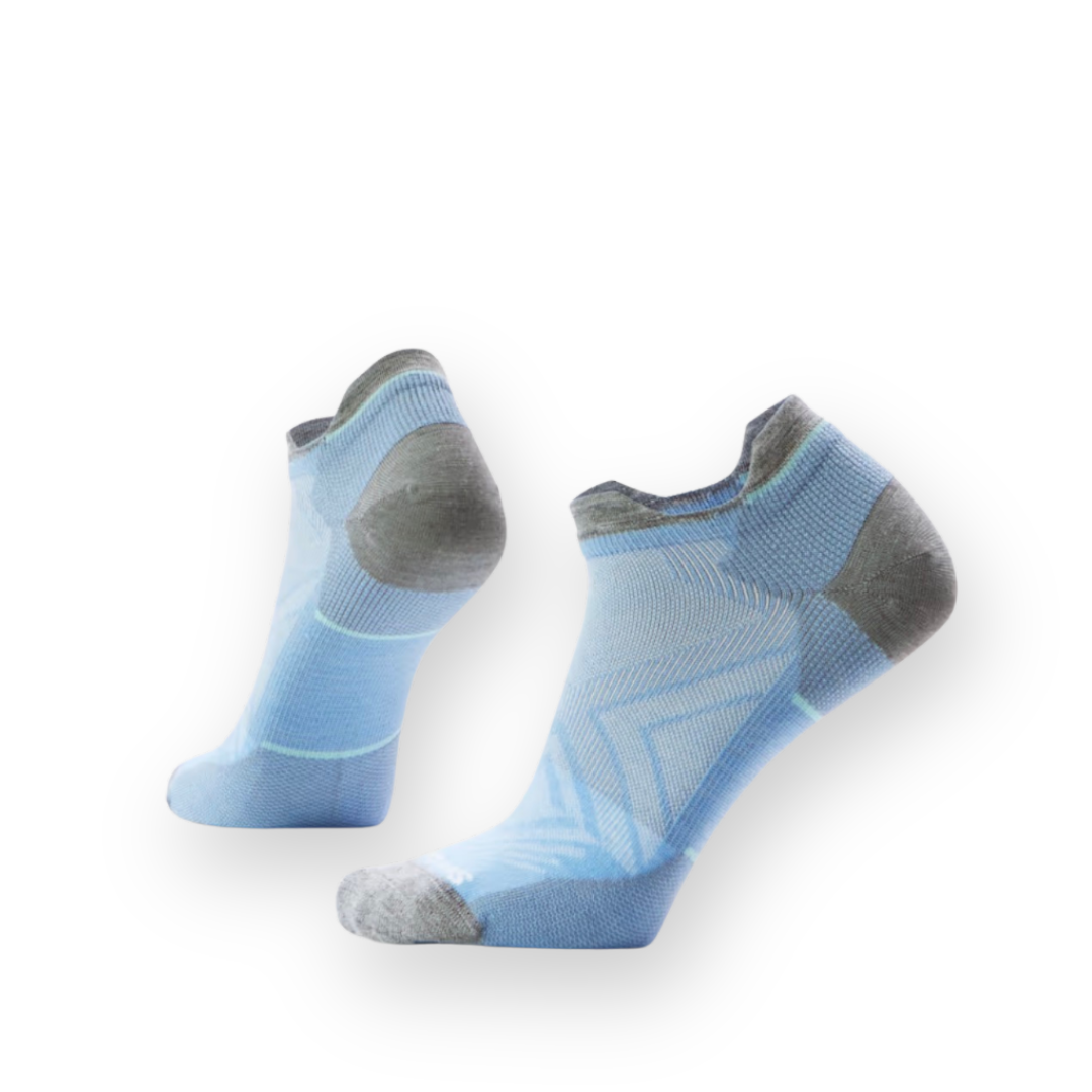 SMARTWOOL - WOMEN'S RUN ZERO CUSHION LOW ANKLE SOCK IN SERENE BLUE