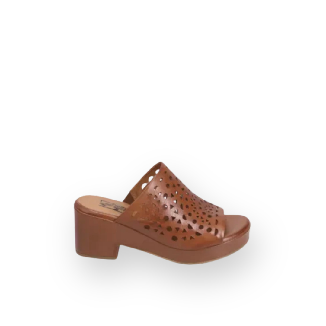 MIZ MOOZ - GIA SANDAL IN BRANDY LEATHER