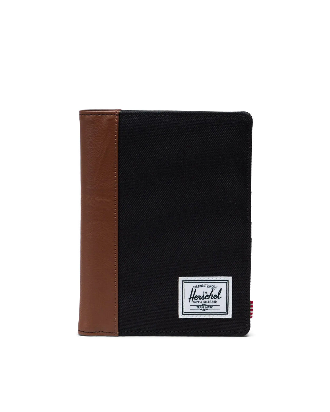 HERSCHEL - RAYNOR PASSPORT HOLDER IN BLACK/TAN