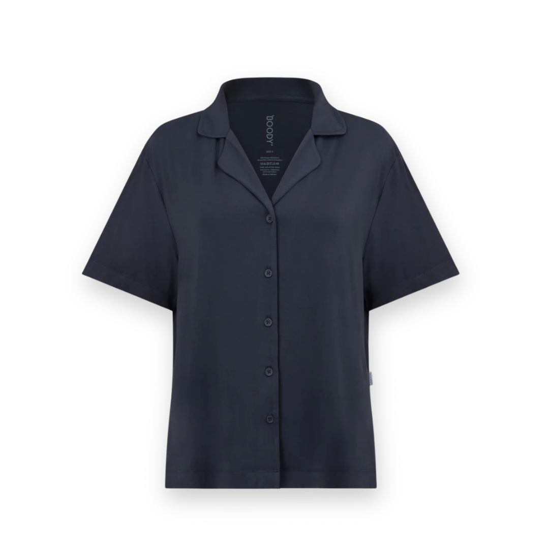 BOODY - GOODNIGHT SHORT SLEEVE SLEEP SHIRT IN STORM