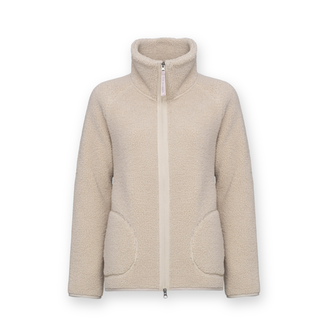 ILSE JACOBSEN - SHORT COLLARED JACKET BONDEDOILE02 IN KIT FLEECE