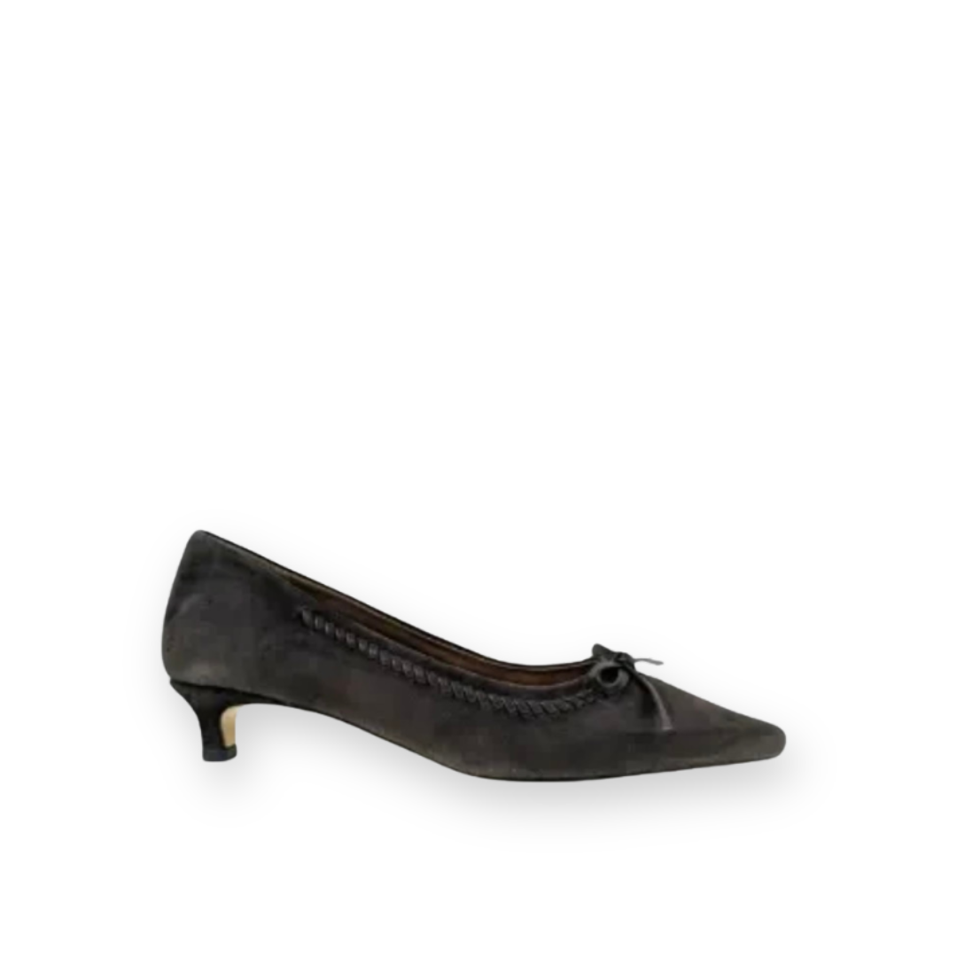 ATELIERS - BICE PUMP IN COFFEE SUEDE