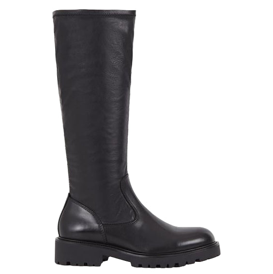 VAGABOND SHOEMAKERS- KENOVA TALL BOOT IN BLACK LEATHER