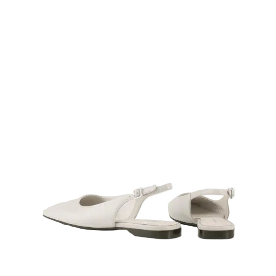 VAGABONG SHOEMARKERS - DELIA BALLET FLAT IN OFF WHITE LEATHER