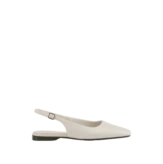 VAGABONG SHOEMARKERS - DELIA BALLET FLAT IN OFF WHITE LEATHER