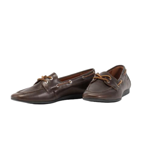 VAGABOND SHOEMAKERS - HILLARY BOAT SHOE IN BROWN LEATHER