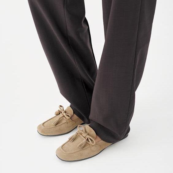 VAGABOND SHOEMAKERS - HILLARY TASSEL BOAT SHOE IN NOUGAT SUEDE