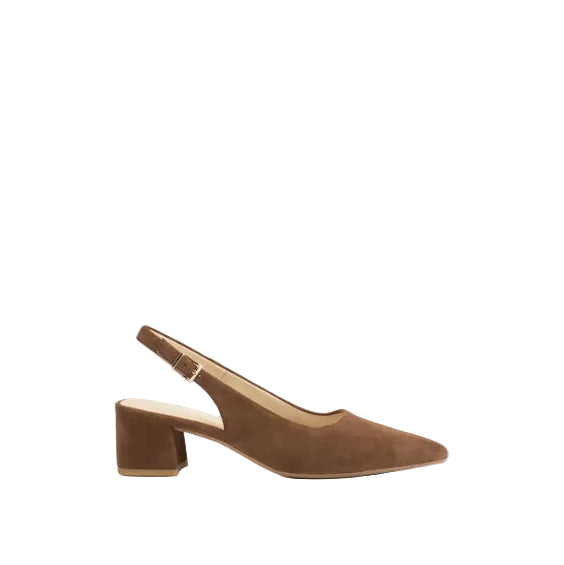 VAGABOND SHOEMAKERS - MARTA SLING BACK PUMP IN BROWN SUEDE