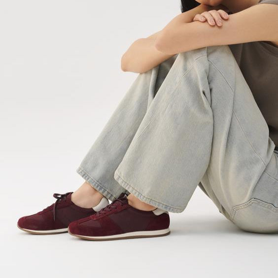 VAGABOND SHOEMAKERS - YASMIN SNEAKER IN DARK RED SUEDE