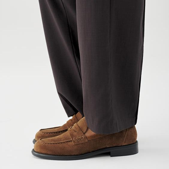 VAGABOND SHOEMAKERS - LINN LOAFER IN BROWN SUEDE