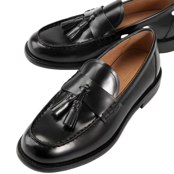 VAGABOND SHOEMAKERS - LINN LOAFER IN BLACK LEATHER