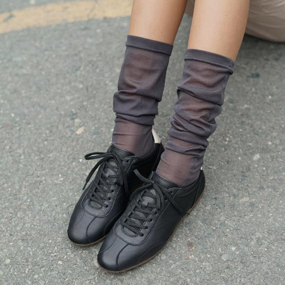 VAGABOND SHOEMAKERS - HOLLIE SNEAKER IN BLACK LEATHER